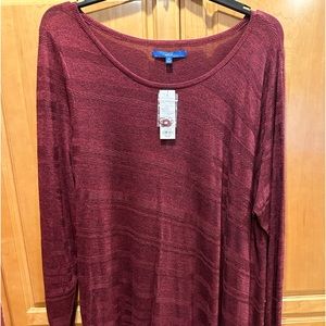 Brand New Apt 9 lightweight Sweater type top.